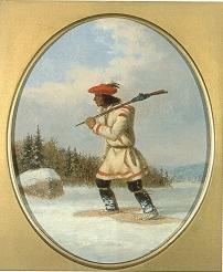 Cornelius Krieghoff Indian Hunter oil painting picture